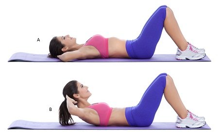 Crunches-To-Reduce-Belly-Fat-In-7-Days