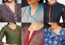 Stylish Churidar Neck Designs