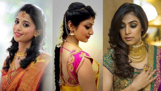 simple-indian-hairstyle-for-saree