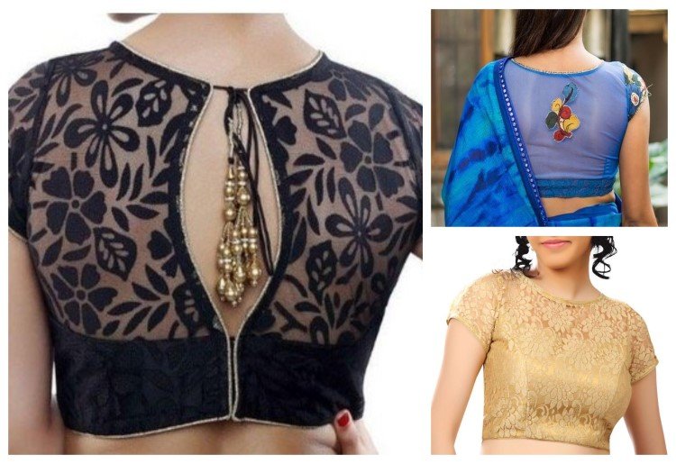 art-silk-saree-blouse-designs