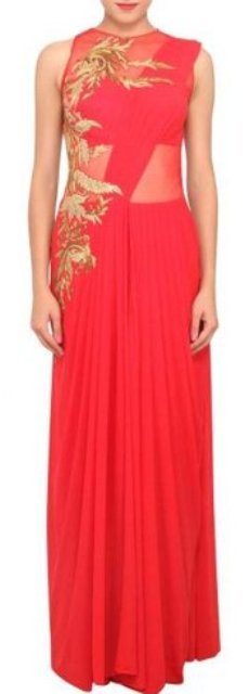 Red-Saree-Gown-2020