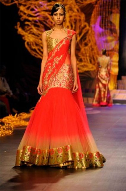 latest-saree-gown-fashion