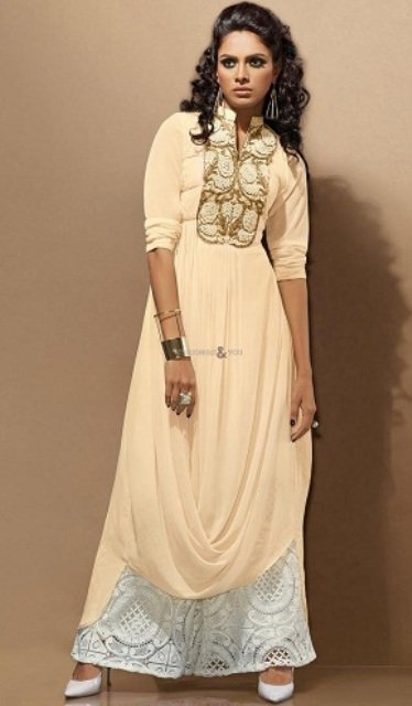 Salwar-Suit-with-Pleated-Style