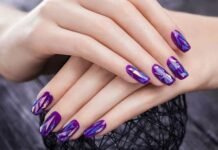 Stunning-Purple-Light-Nails
