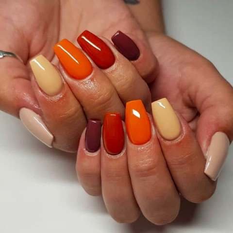 Mix-and-Match-Autumn-Combo-Nails-Colors