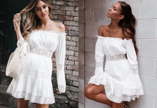 Off-shoulder-Dresses