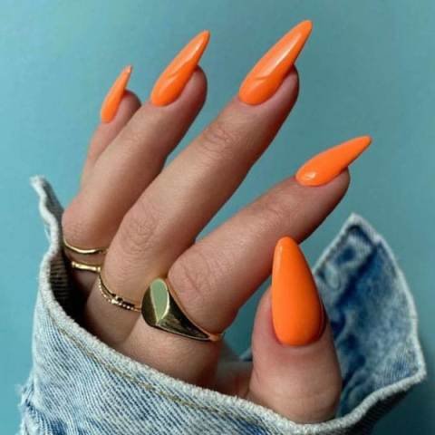 Pastel-Orange-Nails-Colors