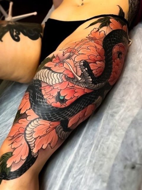 Best-Japanese-Leg-Tattoo