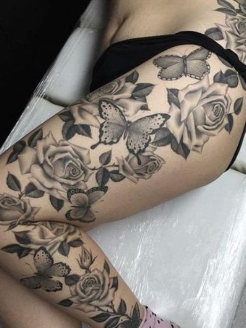 Best-Nature-Leg-Tattoo