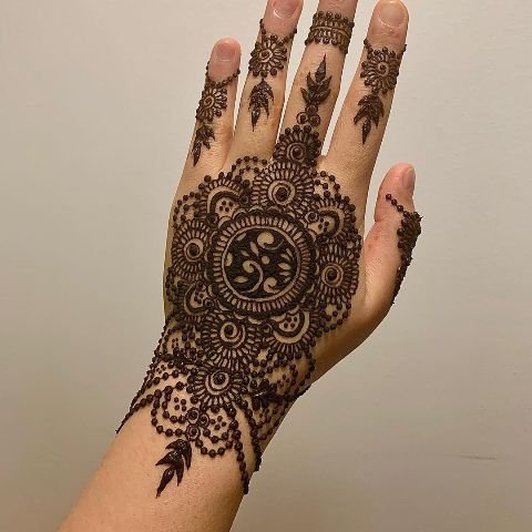 Cute-Mandala-Back-Hand-Mehndi-Design