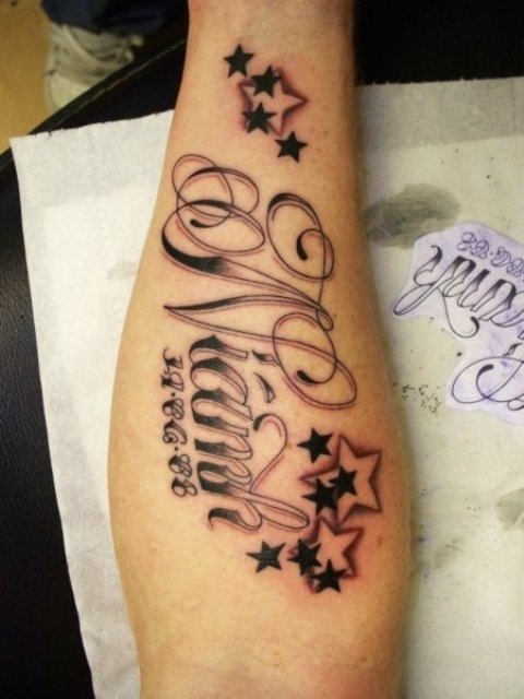 Leg-Name-Tattoos-for-Women