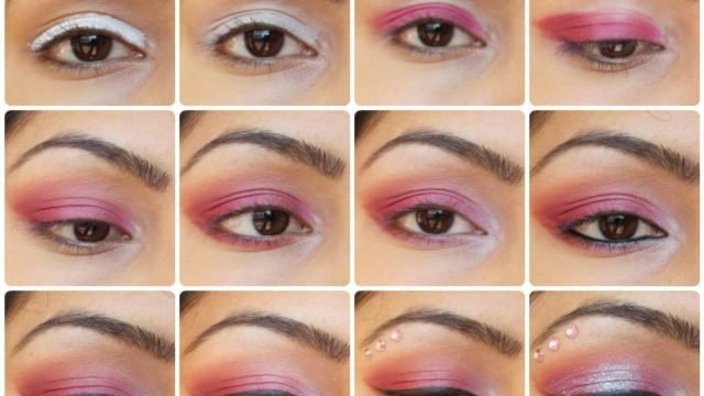 Valentines-day-Eye-Makeup-Pink-Love