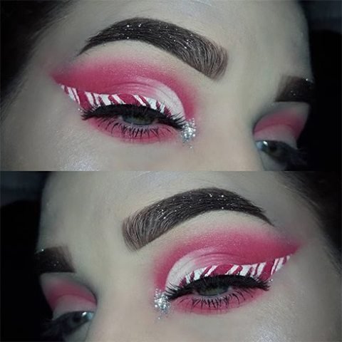 candy-cane-eyeliner-makeup