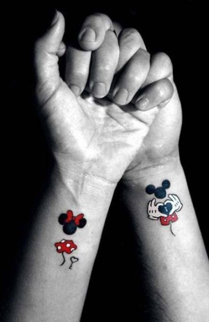Disney-Couple-Tattoos-Designs
