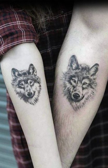 Wolf-Couple-Tattoo