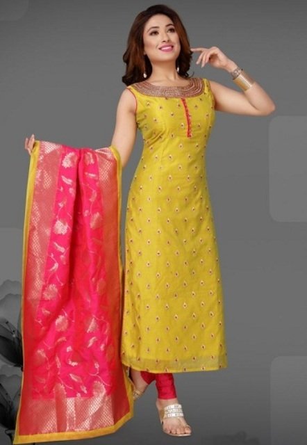 Beautiful-Fancy-Churidar-Dress