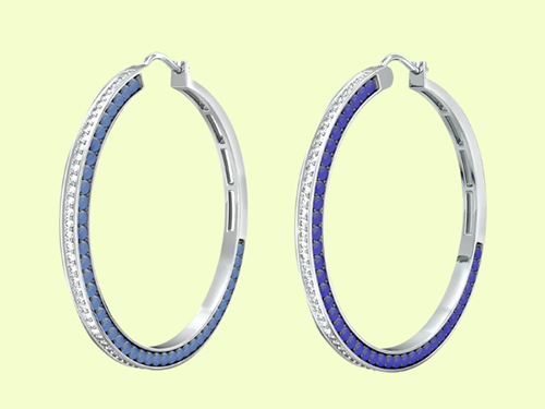 Diamond-Hoop-Earrings