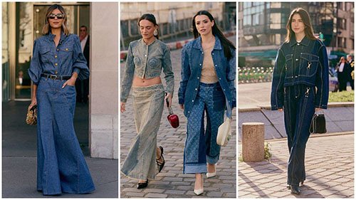 Paris-Fashion-Week-Cool-Double-Denim-Sets