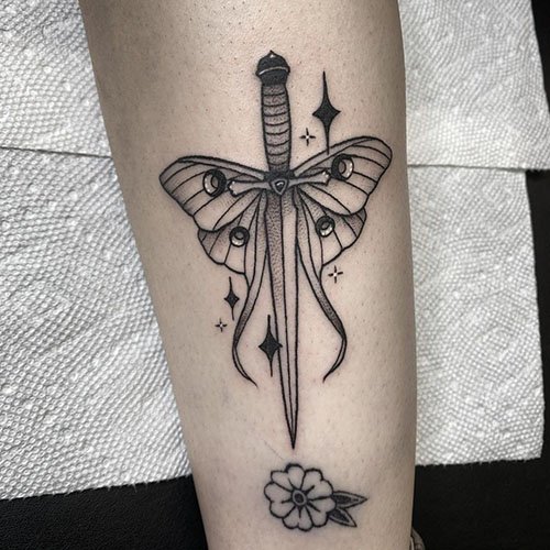 Butterfly-Sword-Tattoo