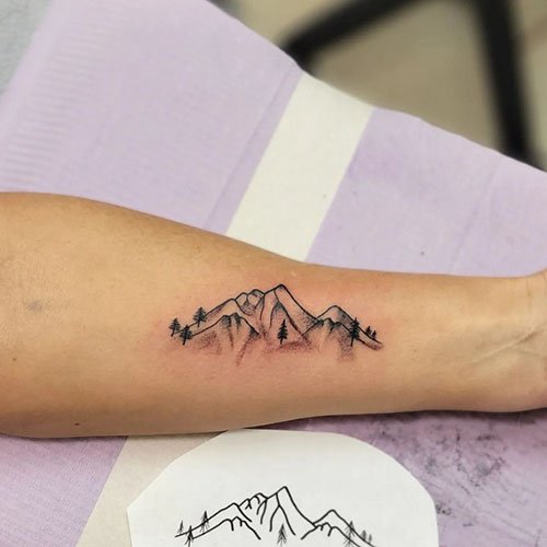 Mountain-forearm-tattoo