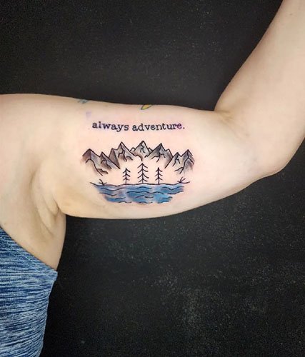 Mountain-river-tattoo