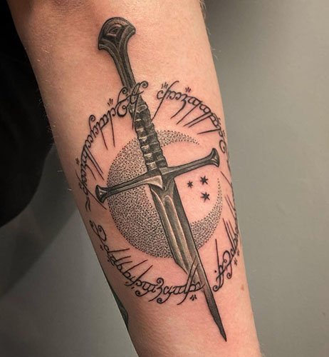 Narsil-Warrior-Sword-Tattoo