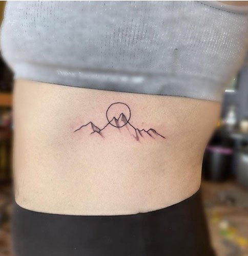 Small-mountain-tattoos