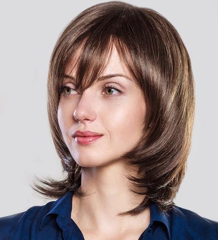 Professional Looks In Short Hair With Bangs