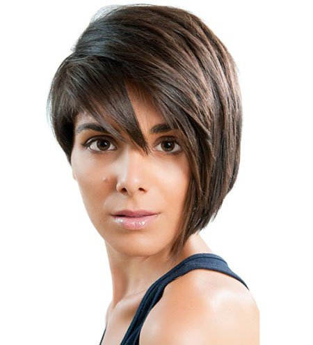 Stylish Bangs With A Great Asymmetric Haircut