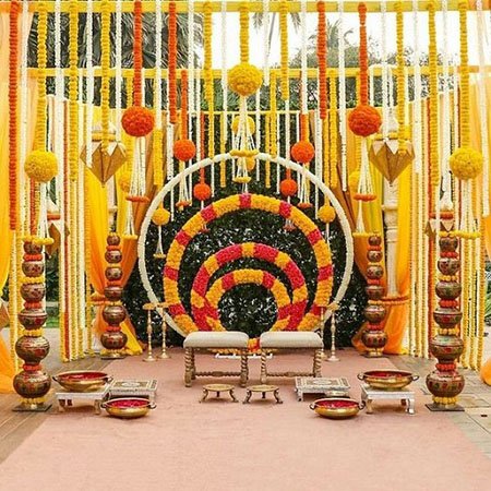 decoration-ideas-for-haldi-ceremony-at-home